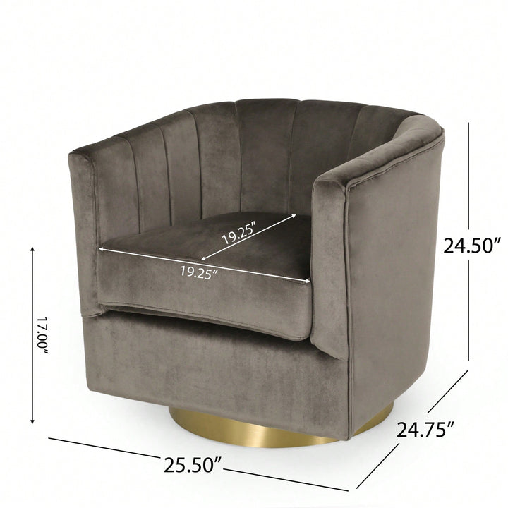 Versatile Swivel Armchair For Comfortable Seating And Stylish Decor Image 9