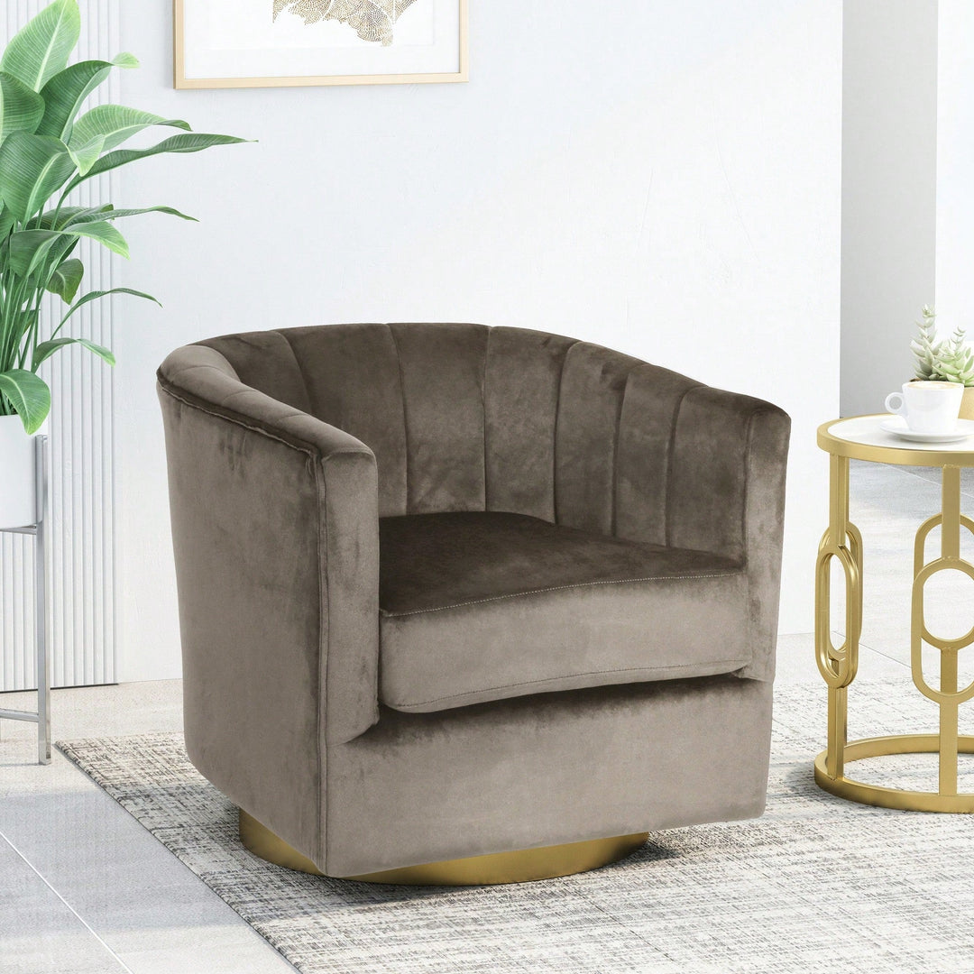 Versatile Swivel Armchair For Comfortable Seating And Stylish Decor Image 10