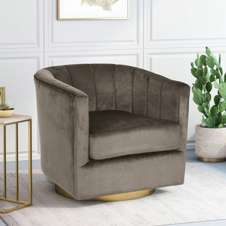 Versatile Swivel Armchair For Comfortable Seating And Stylish Decor Image 12