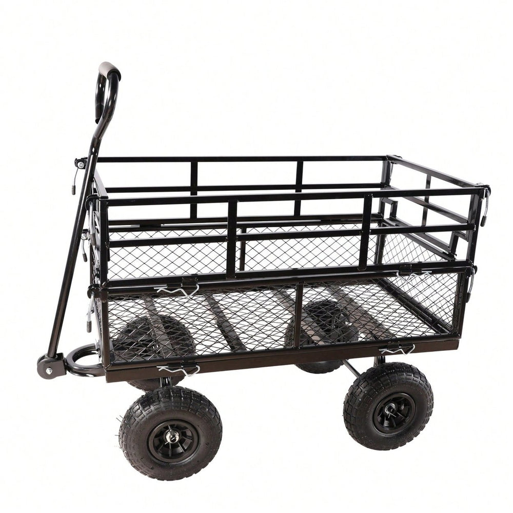 Wagon Cart Garden Cart Trucks For Easy Firewood Transport And More Image 2