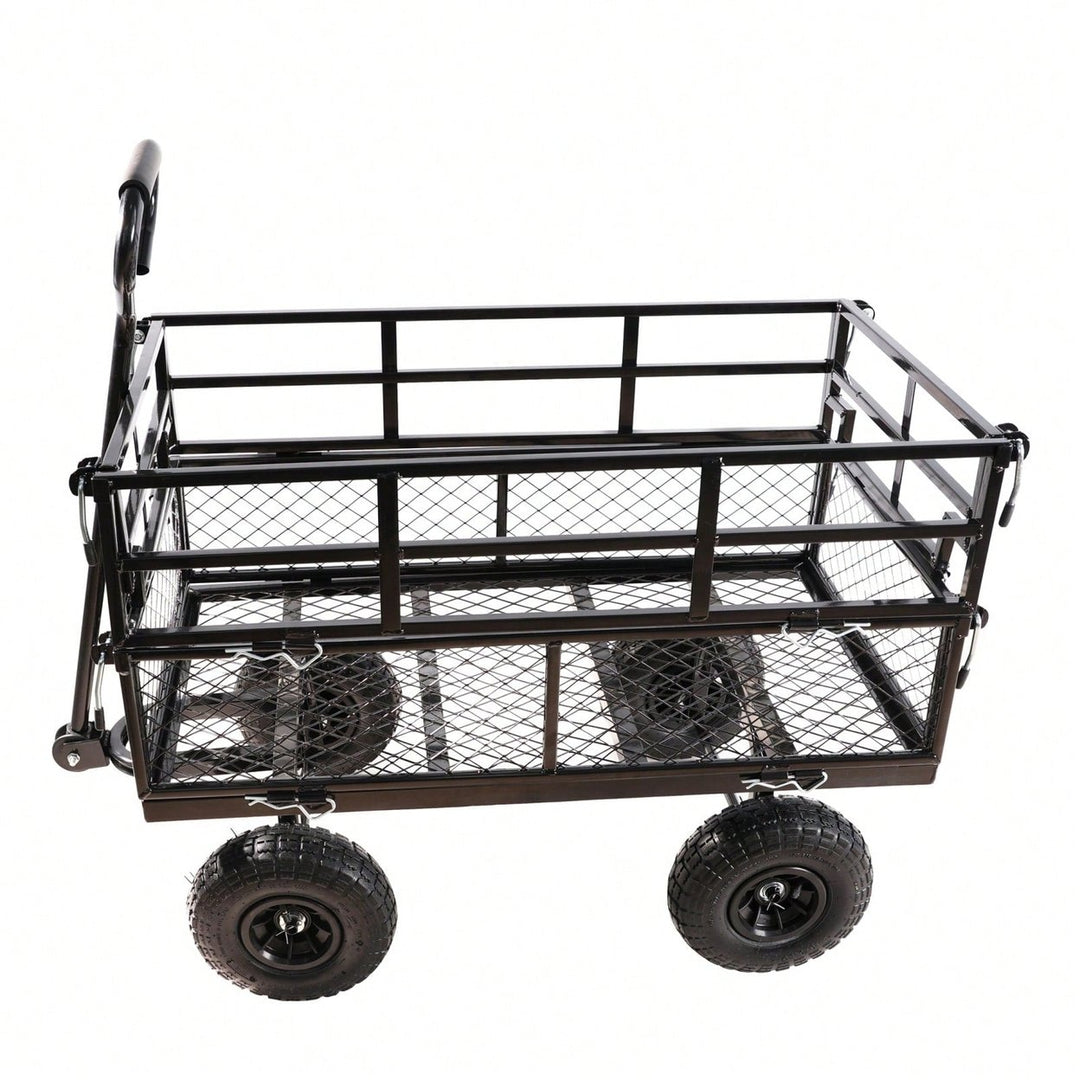 Wagon Cart Garden Cart Trucks For Easy Firewood Transport And More Image 11