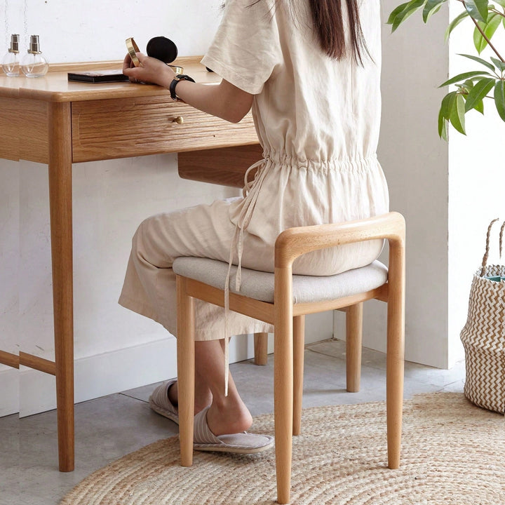 Versatile Beech Wood Make-Up Stool Bed Bench Image 8