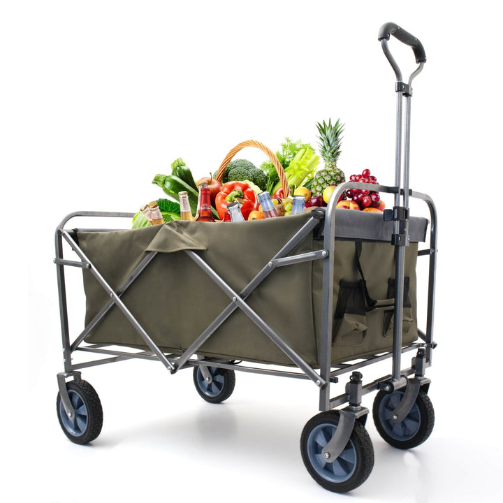 Versatile Folding Trolley Cart For Outdoor Adventures, Beach Trips, And Camping - Compact Micro Design Image 3