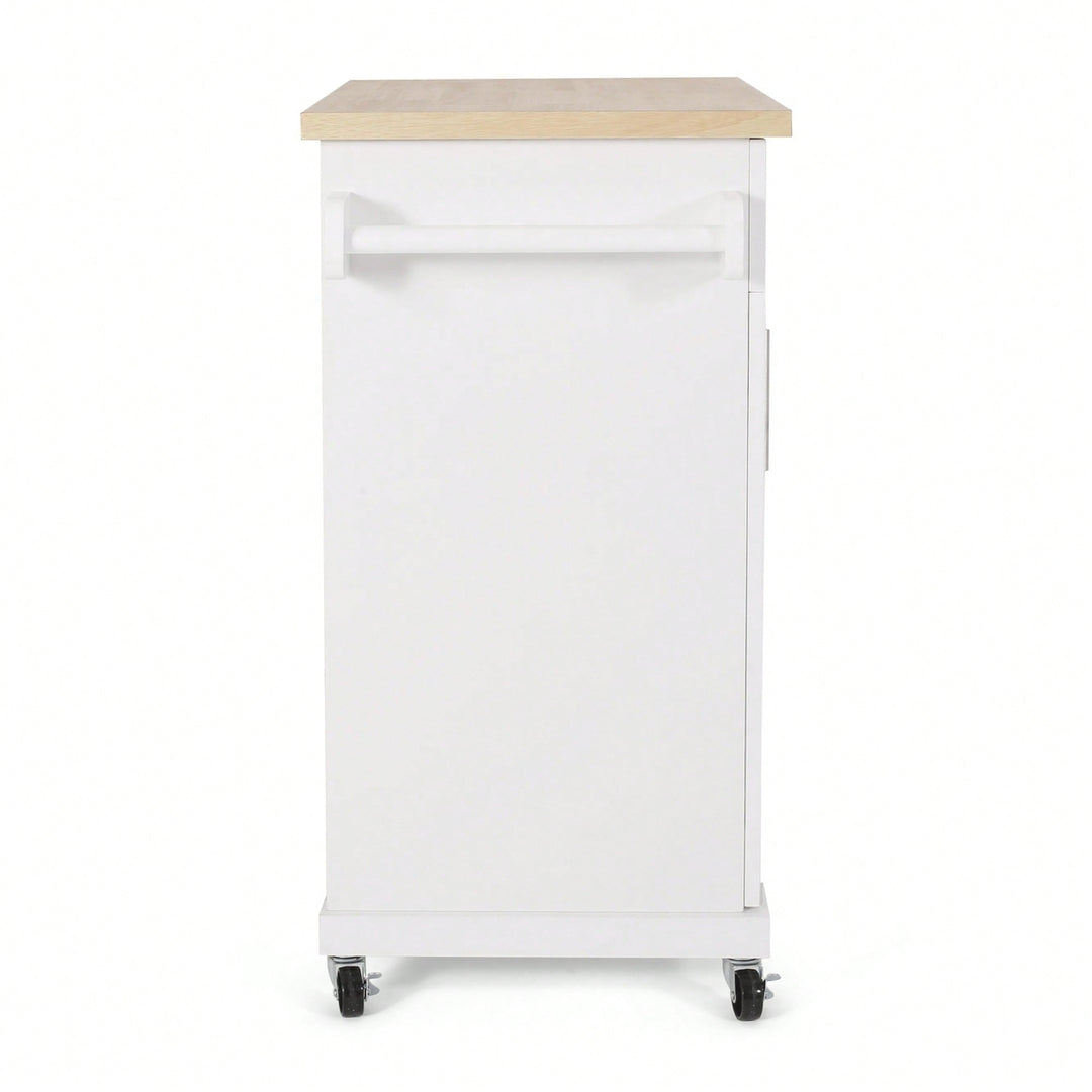 Versatile Kitchen Cart With Ample Storage And Stylish Design For Easy Meal Prep And Organization Image 6