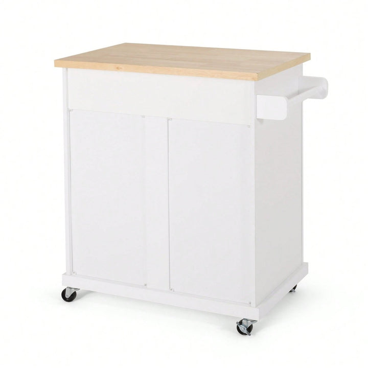 Versatile Kitchen Cart With Ample Storage And Stylish Design For Easy Meal Prep And Organization Image 7