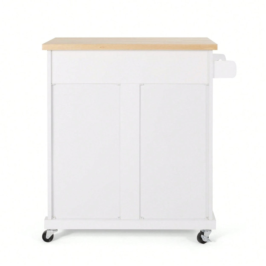 Versatile Kitchen Cart With Ample Storage And Stylish Design For Easy Meal Prep And Organization Image 8