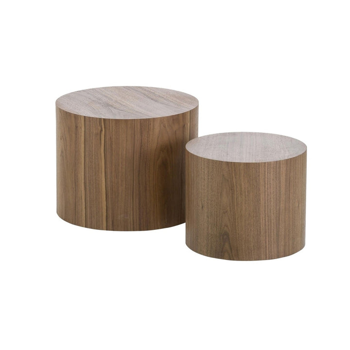 Versatile MDF Side Table with Ash, Oak, or Walnut Veneer - Coffee Table, End Table, Ottoman - Stylish Home D cor Image 1