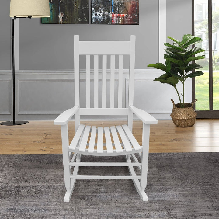 Wooden Porch Rocker Chair Image 1