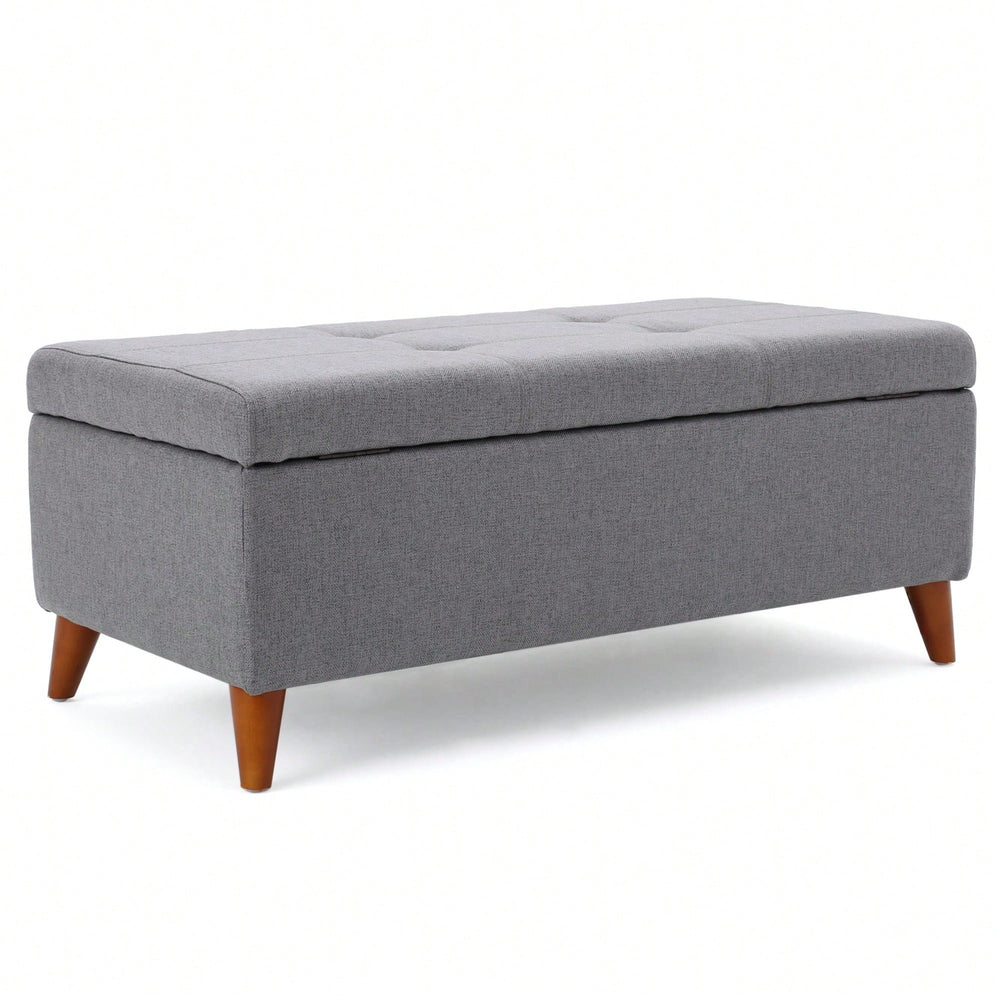 Versatile Storage Ottoman - Chic And Functional Space-Saving Solution For Your Home Image 2