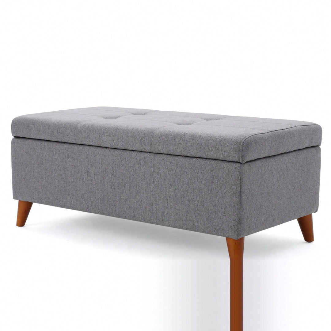 Versatile Storage Ottoman - Chic And Functional Space-Saving Solution For Your Home Image 3