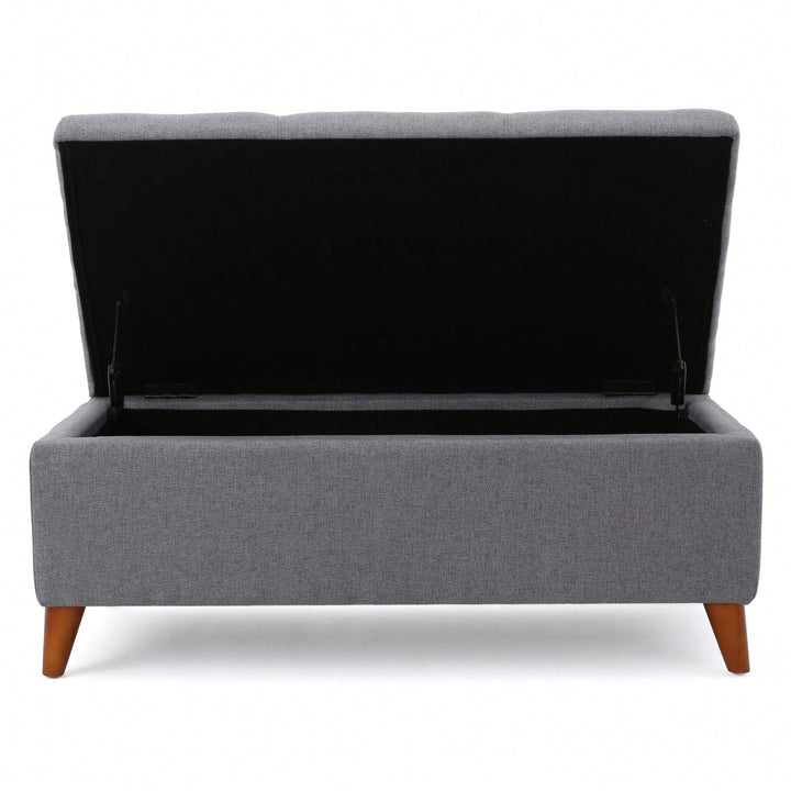 Versatile Storage Ottoman - Chic And Functional Space-Saving Solution For Your Home Image 5