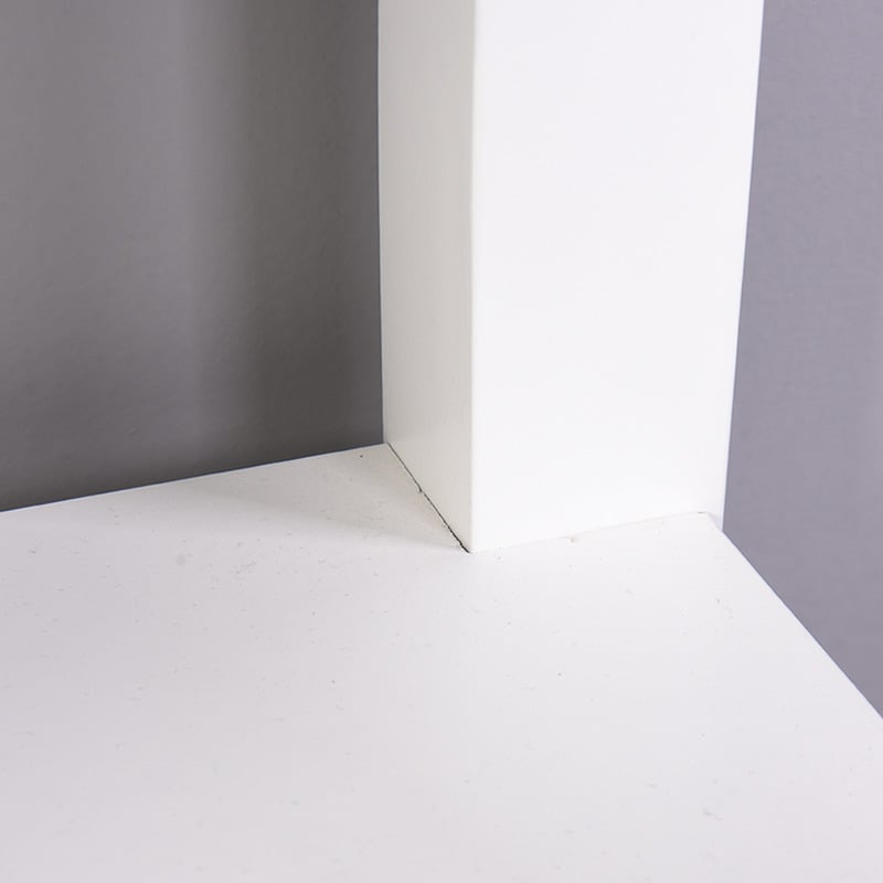 White Bathroom Floor-standing Storage Table with Drawer Image 8