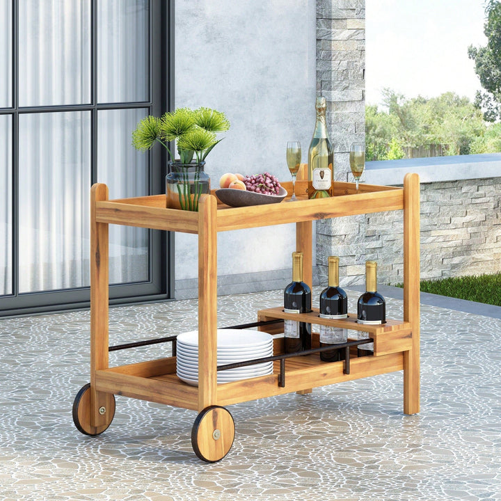 Elegant Louisiana Bar Cart For Entertaining And Image 9