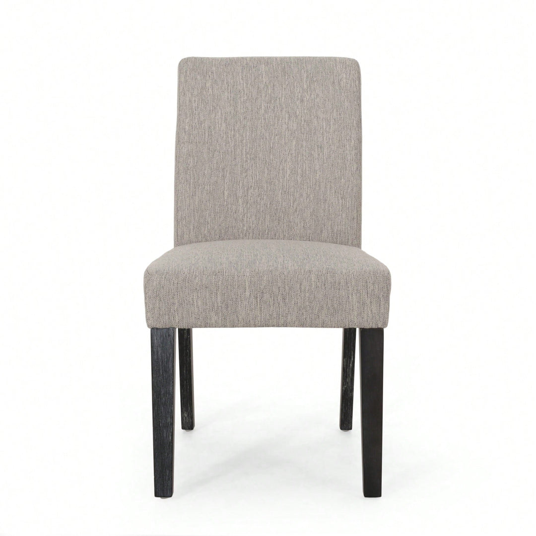 Set Of 2, Elegant Upholstered Dining Chair With Modern Design And Sturdy Frame Image 5