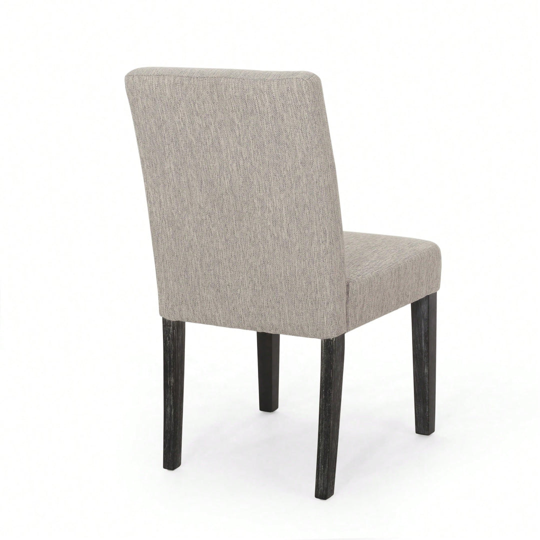 Set Of 2, Elegant Upholstered Dining Chair With Modern Design And Sturdy Frame Image 7