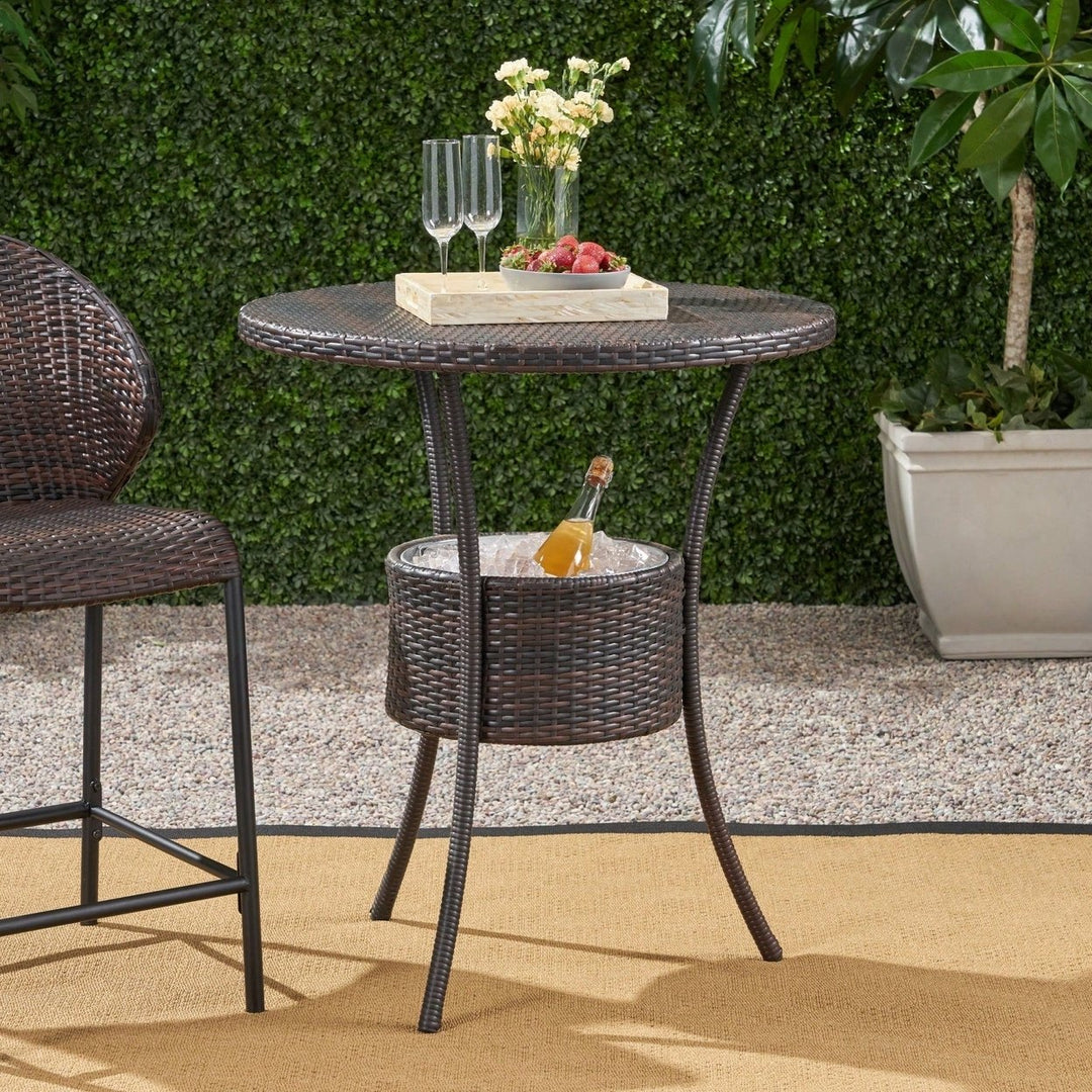 Stylish Rattan Counter Table For Modern Dining Spaces Image 2