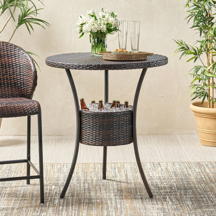 Stylish Rattan Counter Table For Modern Dining Spaces Image 4