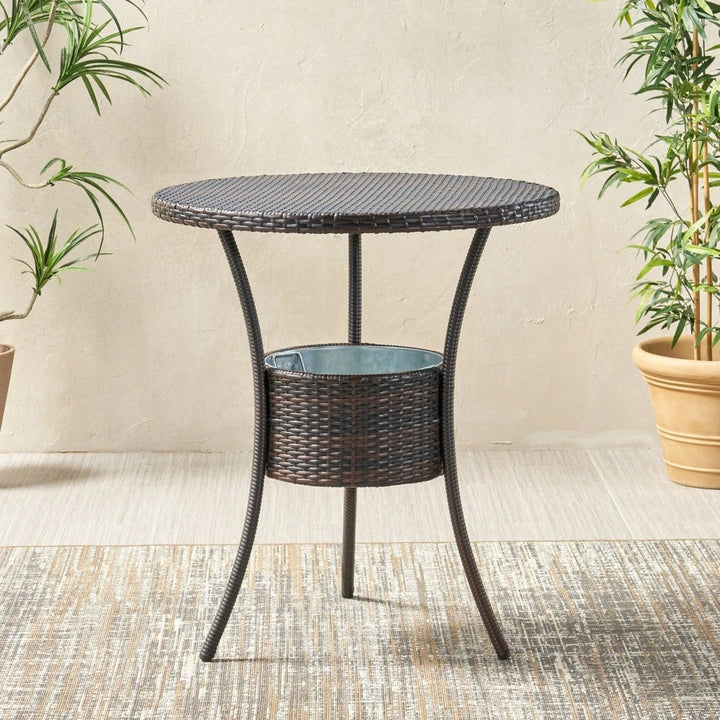 Stylish Rattan Counter Table For Modern Dining Spaces Image 5