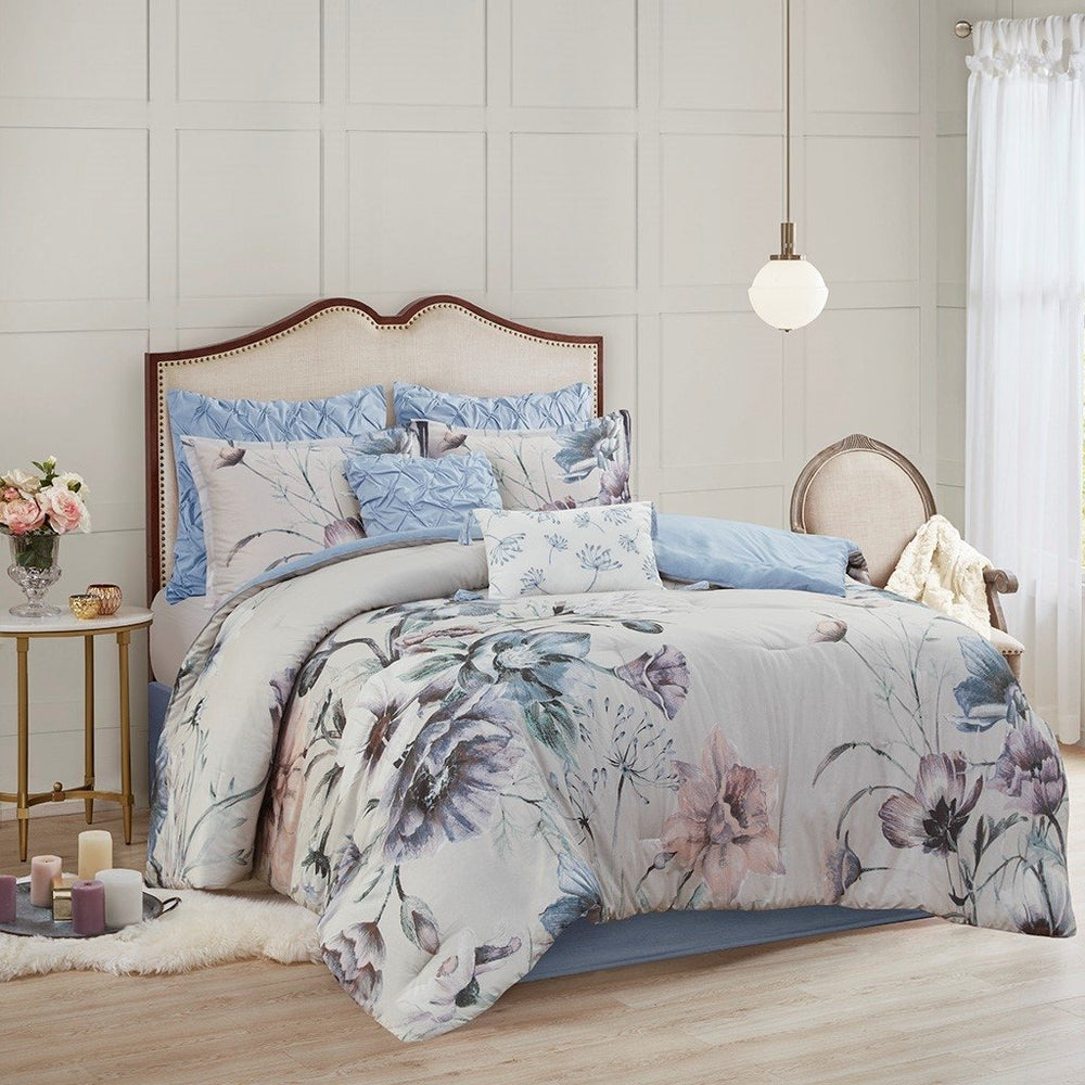 Gracie Mills Kyrie 8-Piece Cotton Printed Comforter Set - GRACE-12291 Image 2