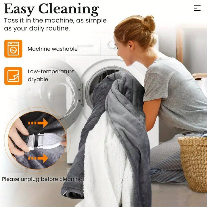 130x180 Electric Blanket For Cozy Warmth And Comfort In Cold Weather Image 9