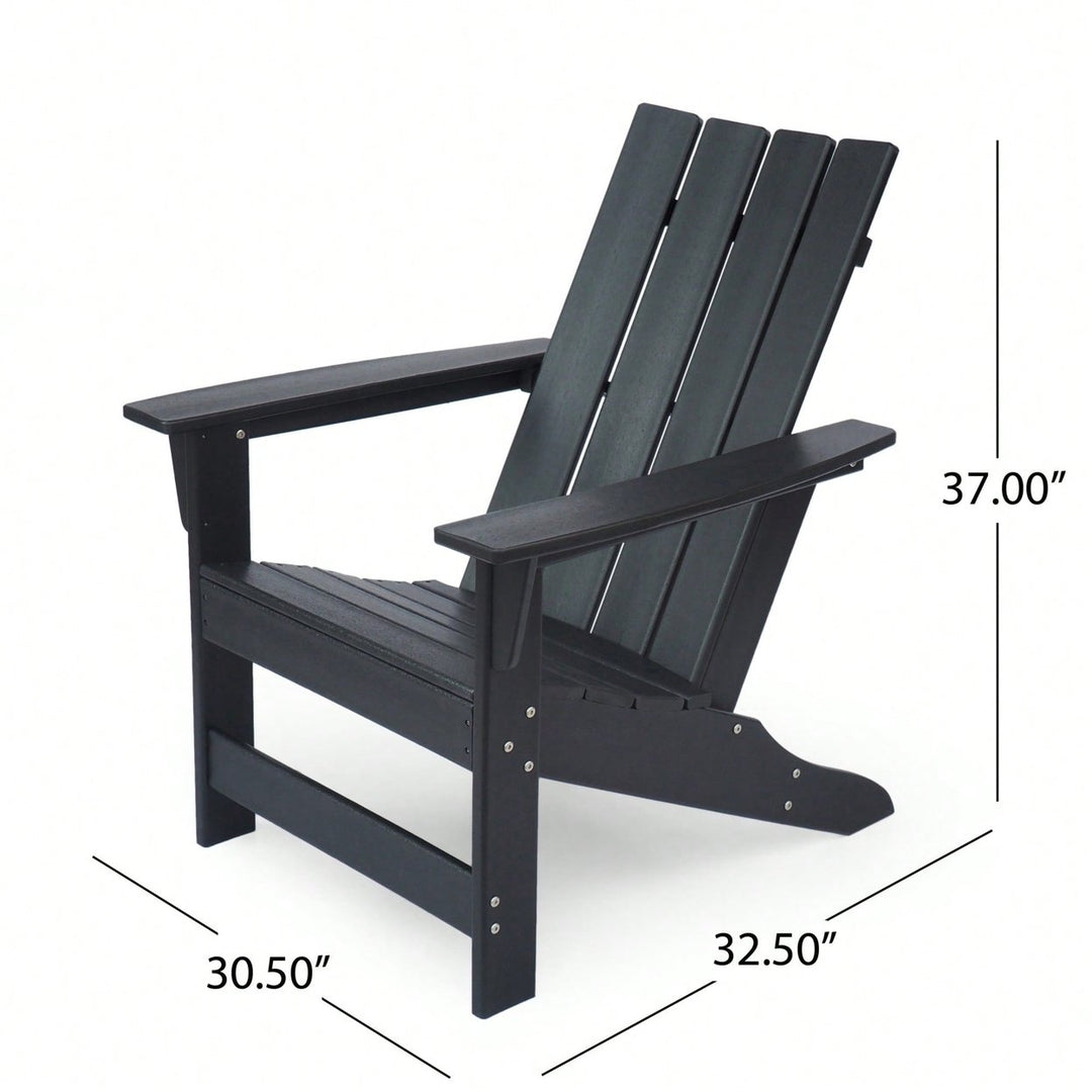 Comfortable Outdoor Adirondack Chair For Relaxing In Your Garden Or Patio Image 8