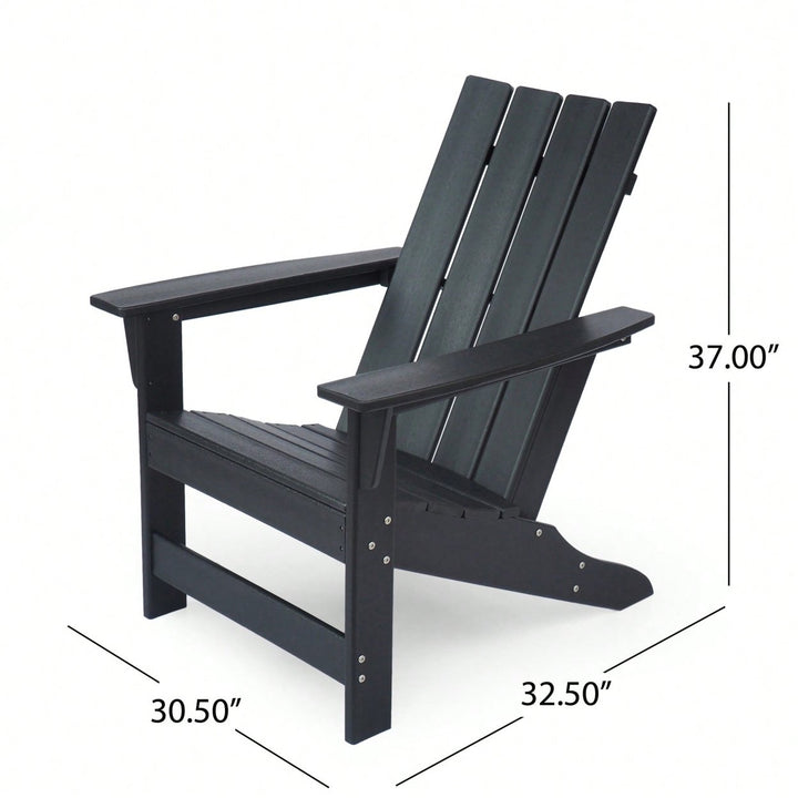 Comfortable Outdoor Adirondack Chair For Relaxing In Your Garden Or Patio Image 8