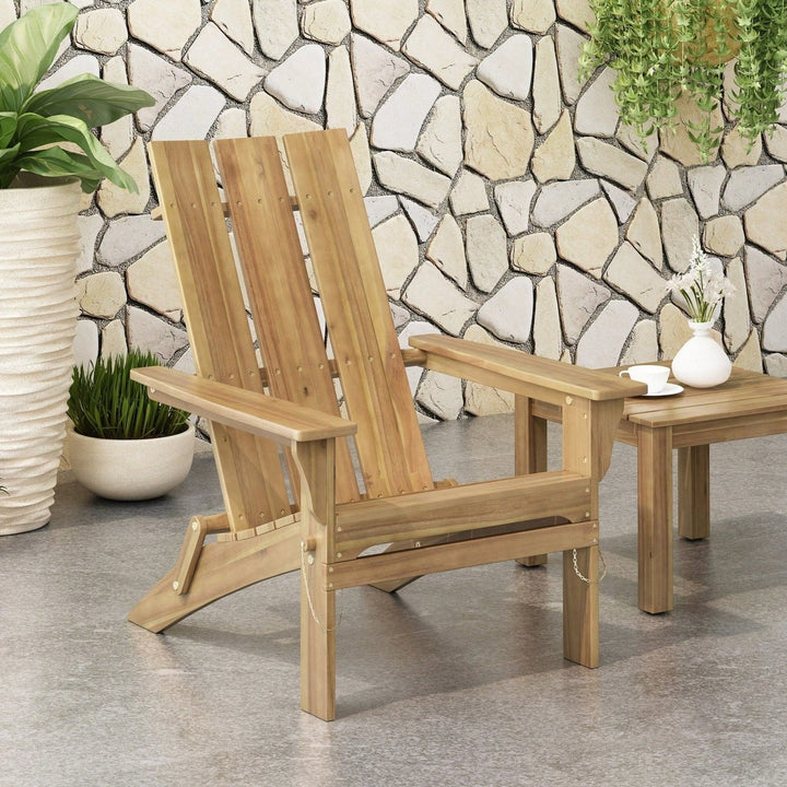 Comfortable Foldable Adirondack Chair For Outdoor Relaxation And Space-Saving Convenience Image 10