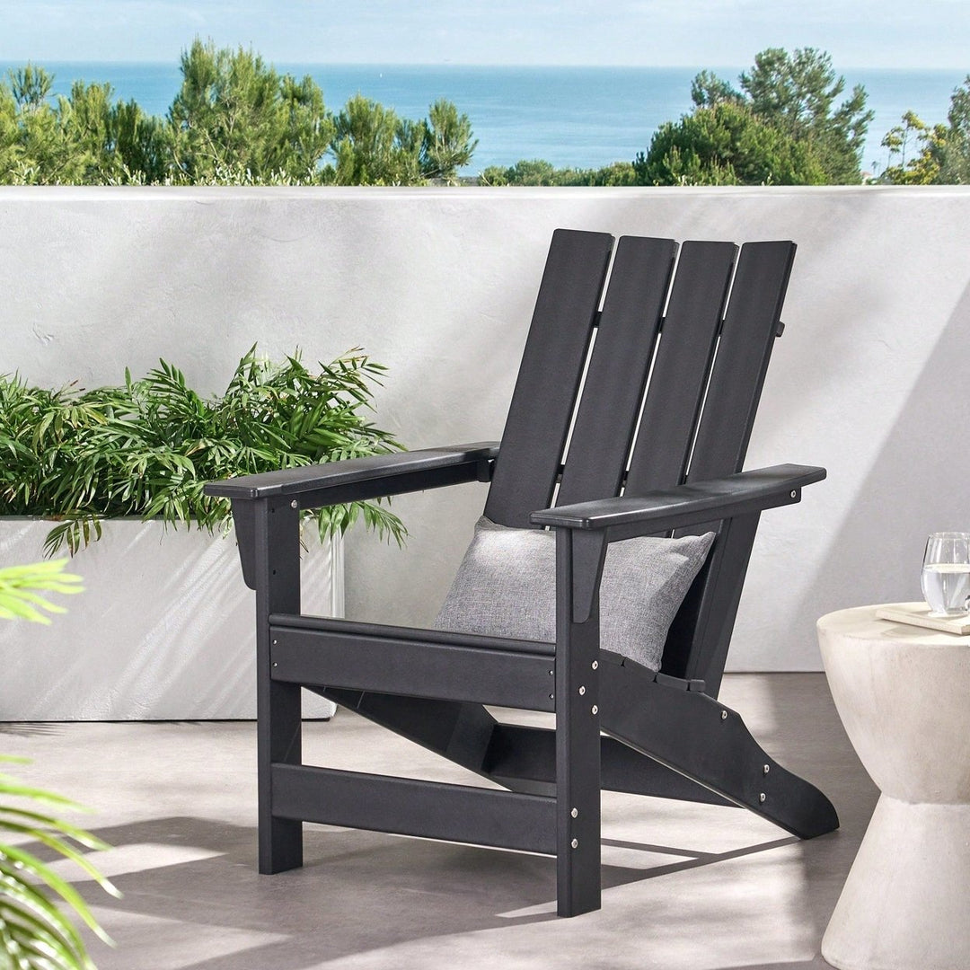 Comfortable Outdoor Adirondack Chair For Relaxing In Your Garden Or Patio Image 10