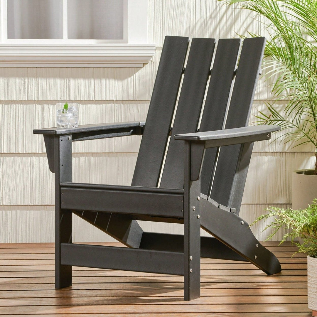 Comfortable Outdoor Adirondack Chair For Relaxing In Your Garden Or Patio Image 11