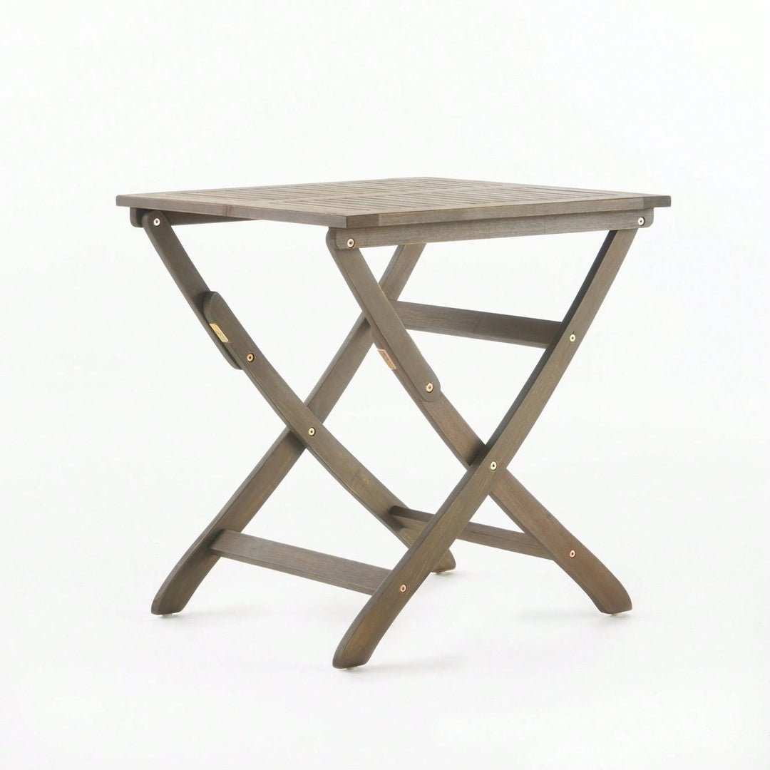 Compact Foldable Bistro Table For Outdoor And Indoor Use Image 1