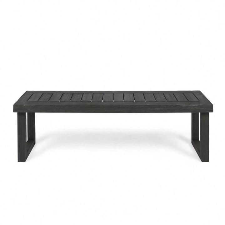 Stylish Dark Grey Bench For Modern And Versatile Seating Solutions Image 1