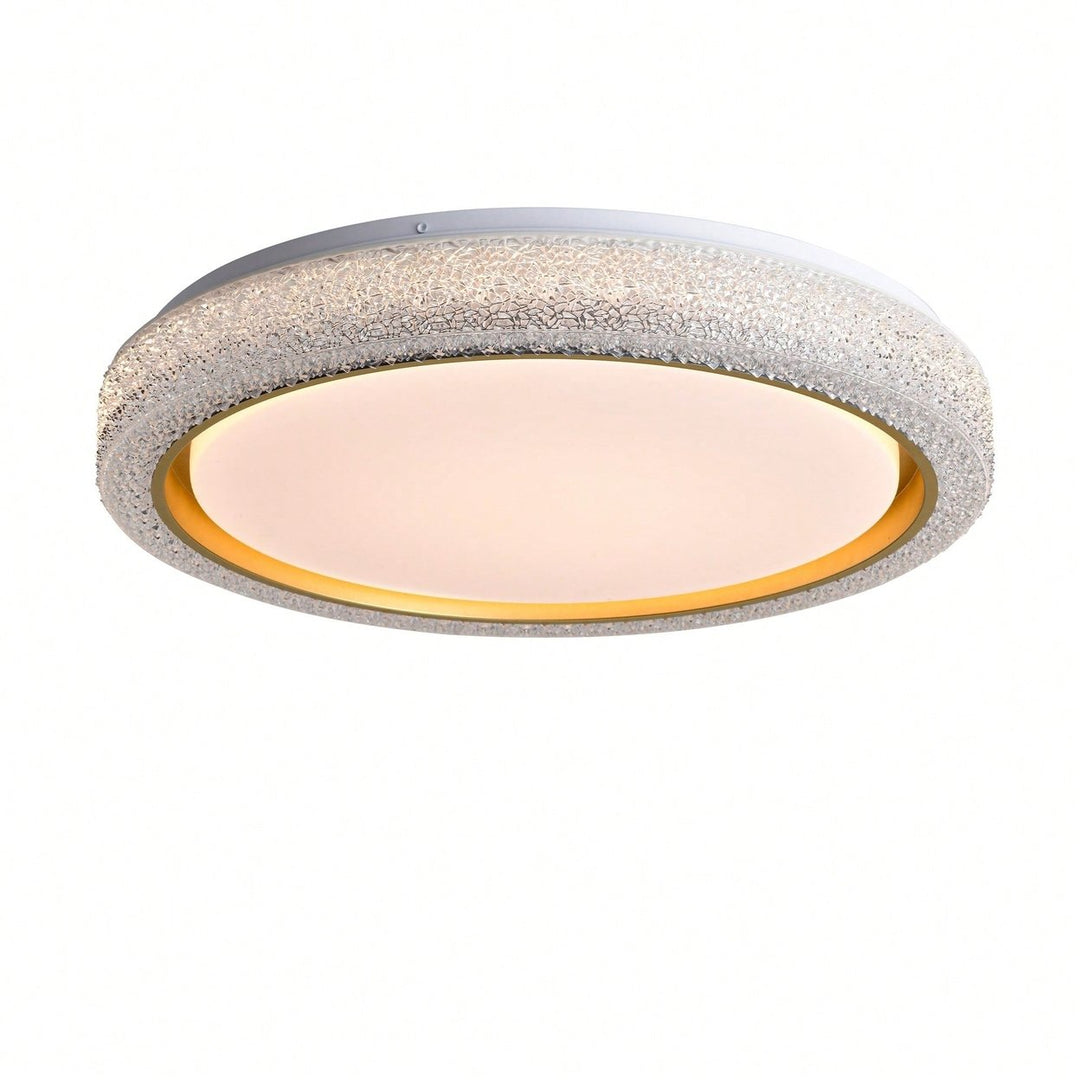 Dimmable 36W LED Flush Mount Ceiling Light 19.69in 3600LM With 5 Color Temperatures For Bedroom Bathroom Hallway Image 1