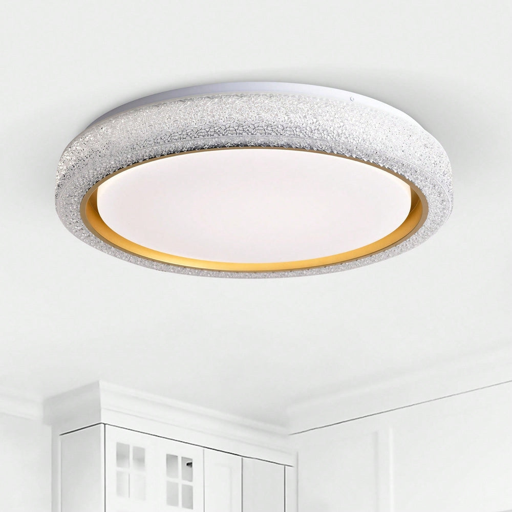 Dimmable 36W LED Flush Mount Ceiling Light 19.69in 3600LM With 5 Color Temperatures For Bedroom Bathroom Hallway Image 2