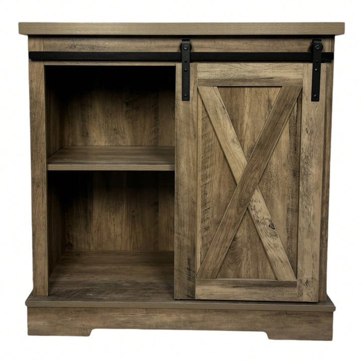 Farmhouse Style Sideboard Storage Cabinet For Coffee Bar And Kitchen Organization Image 1