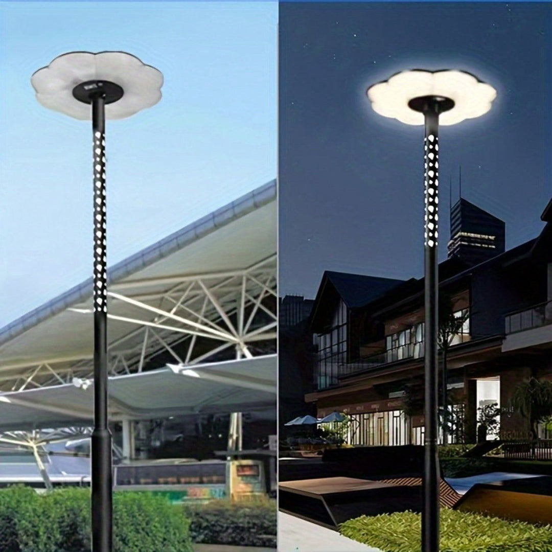 Hollow Splicing Metal Street Light Pole 10.1ft For Outdoor Solar Lights Ideal For Porch Patio Backyard And Street Use Image 1