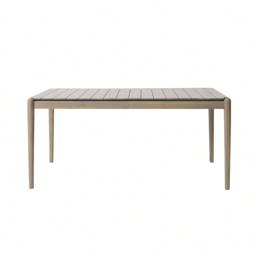 Light Ash Dining Table 68.25 Inch Wide Modern Design Perfect For Dining Room Or Kitchen Image 1