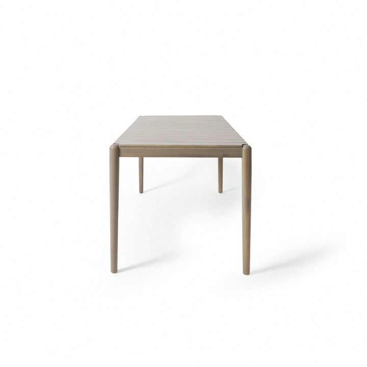 Light Ash Dining Table 68.25 Inch Wide Modern Design Perfect For Dining Room Or Kitchen Image 3