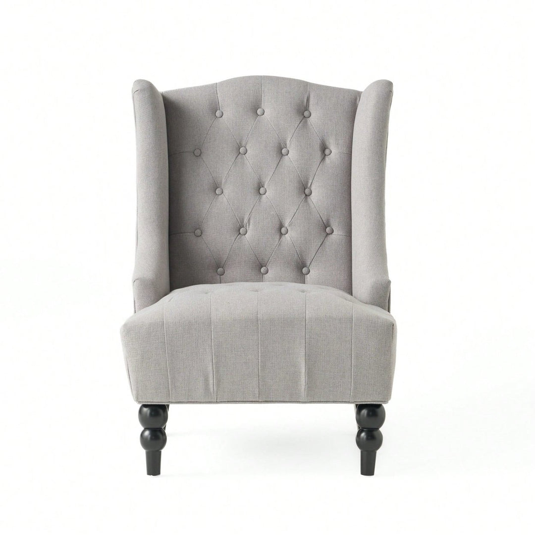 Luxurious High-Back Club Chair For Elegant Living Spaces Image 1