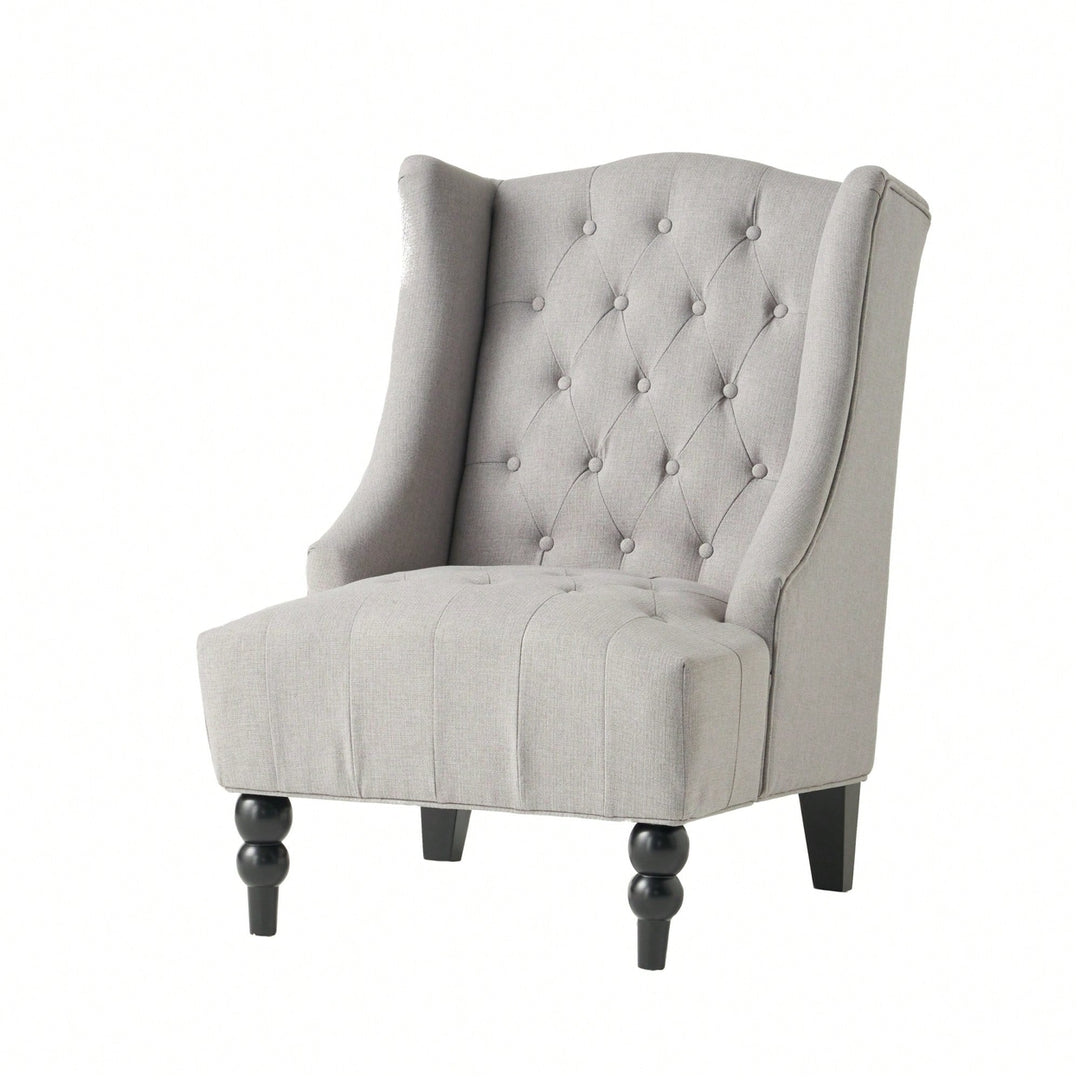 Luxurious High-Back Club Chair For Elegant Living Spaces Image 2