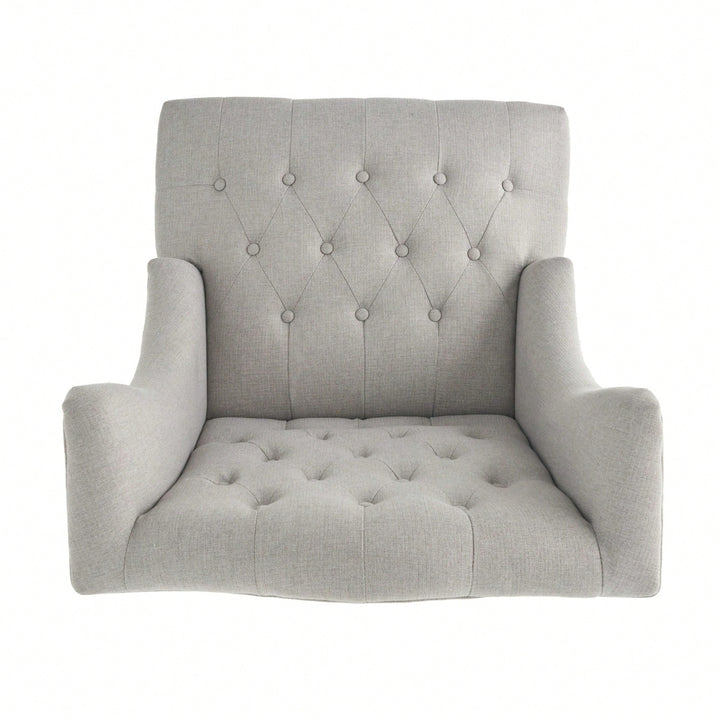 Luxurious High-Back Club Chair For Elegant Living Spaces Image 3