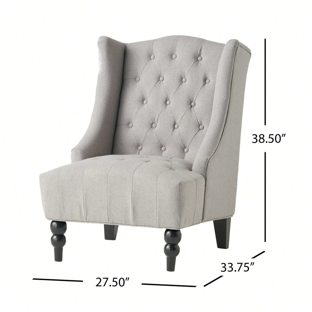 Luxurious High-Back Club Chair For Elegant Living Spaces Image 7