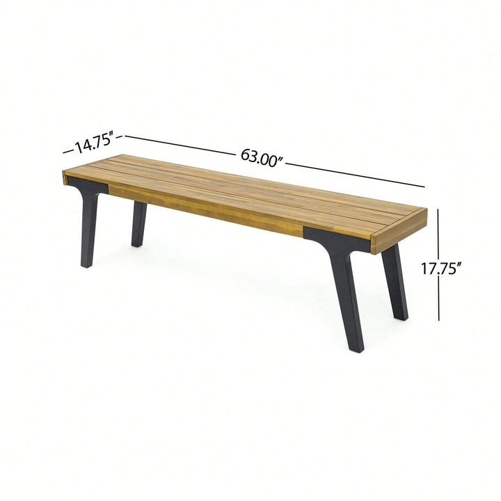 Set Of 2 Versatile Benches For Indoor And Outdoor Use Image 4