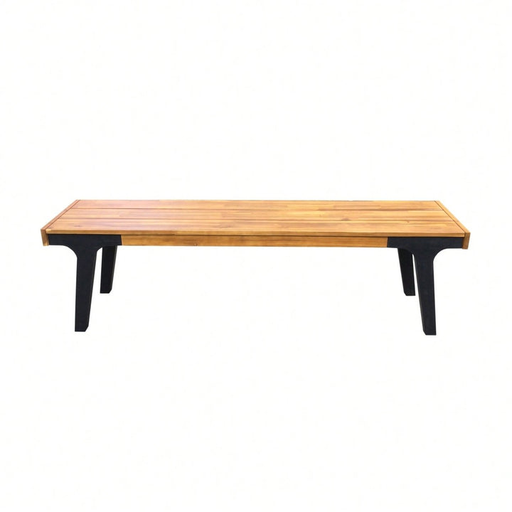 Set Of 2 Versatile Benches For Indoor And Outdoor Use Image 5