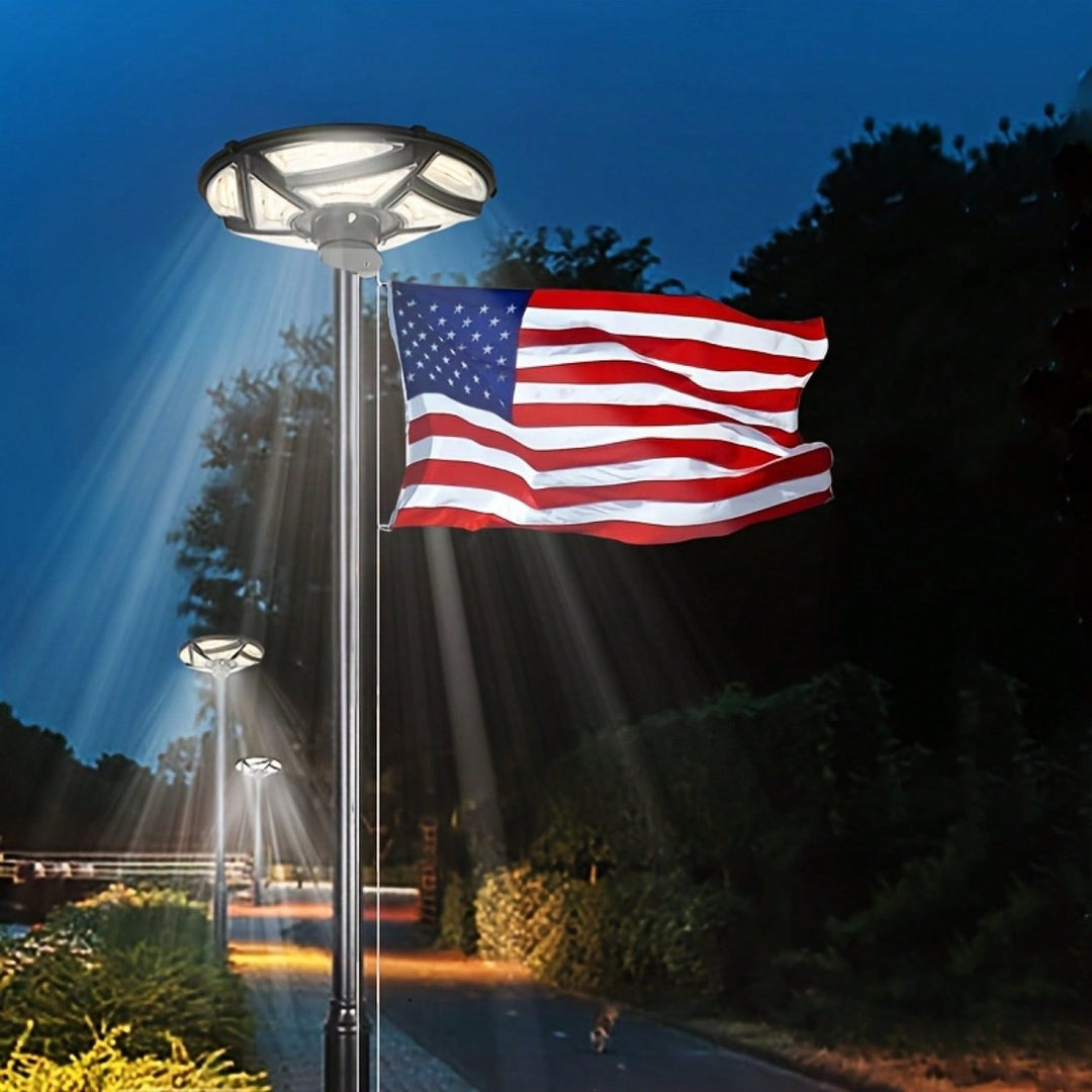 Solar Powered LED Street Lamp For Outdoor Lighting Garden And Highway Use Image 3