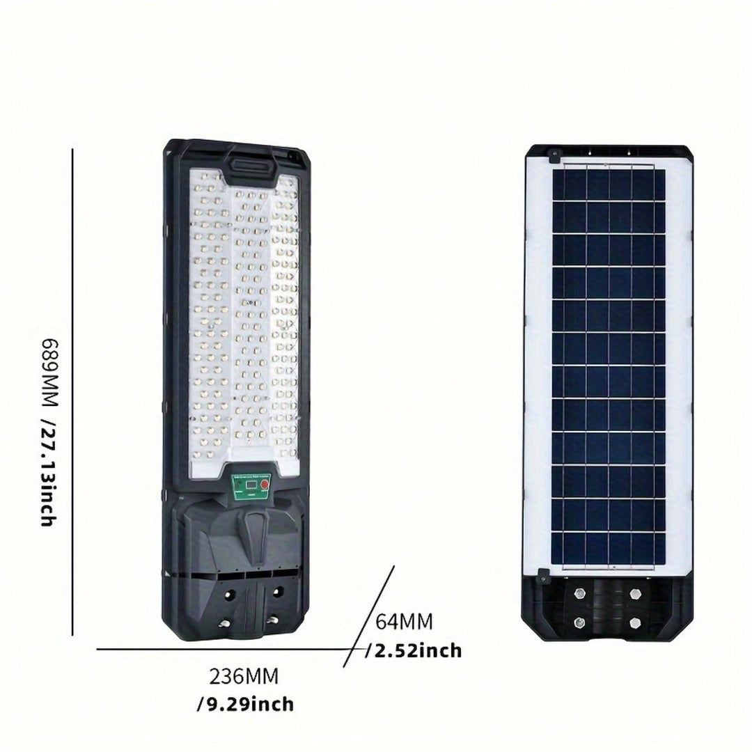 Solar Powered LED Street Lights 181 Bright Beads IP65 Waterproof Dusk to Dawn Flood Lights Image 5