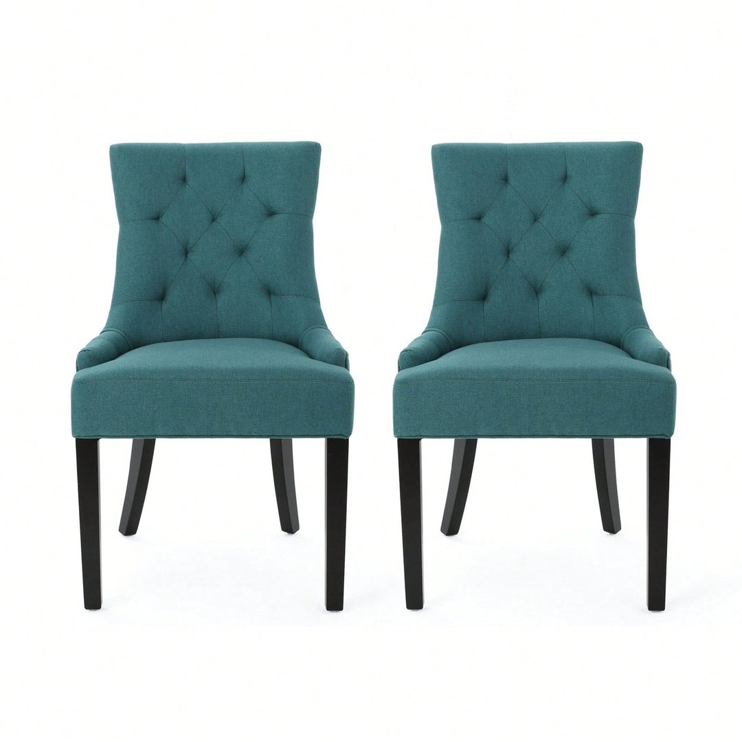 Stylish Set Of 2 Modern Dining Chairs For Home And Image 1