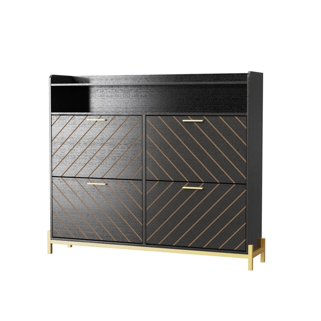 Stylish Shoe Cabinet With Ample Storage Space For Organized Footwear Image 3