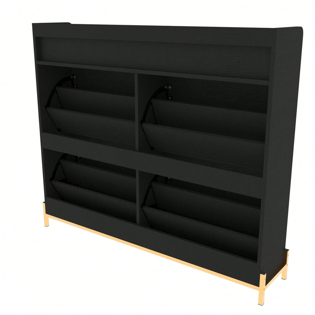 Stylish Shoe Cabinet With Ample Storage Space For Organized Footwear Image 5