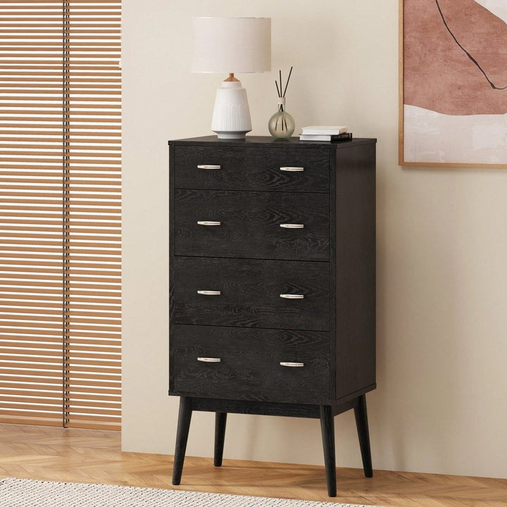 Stylish 4-Drawer Storage Chest For Bedroom Or Living Room Organization Image 10