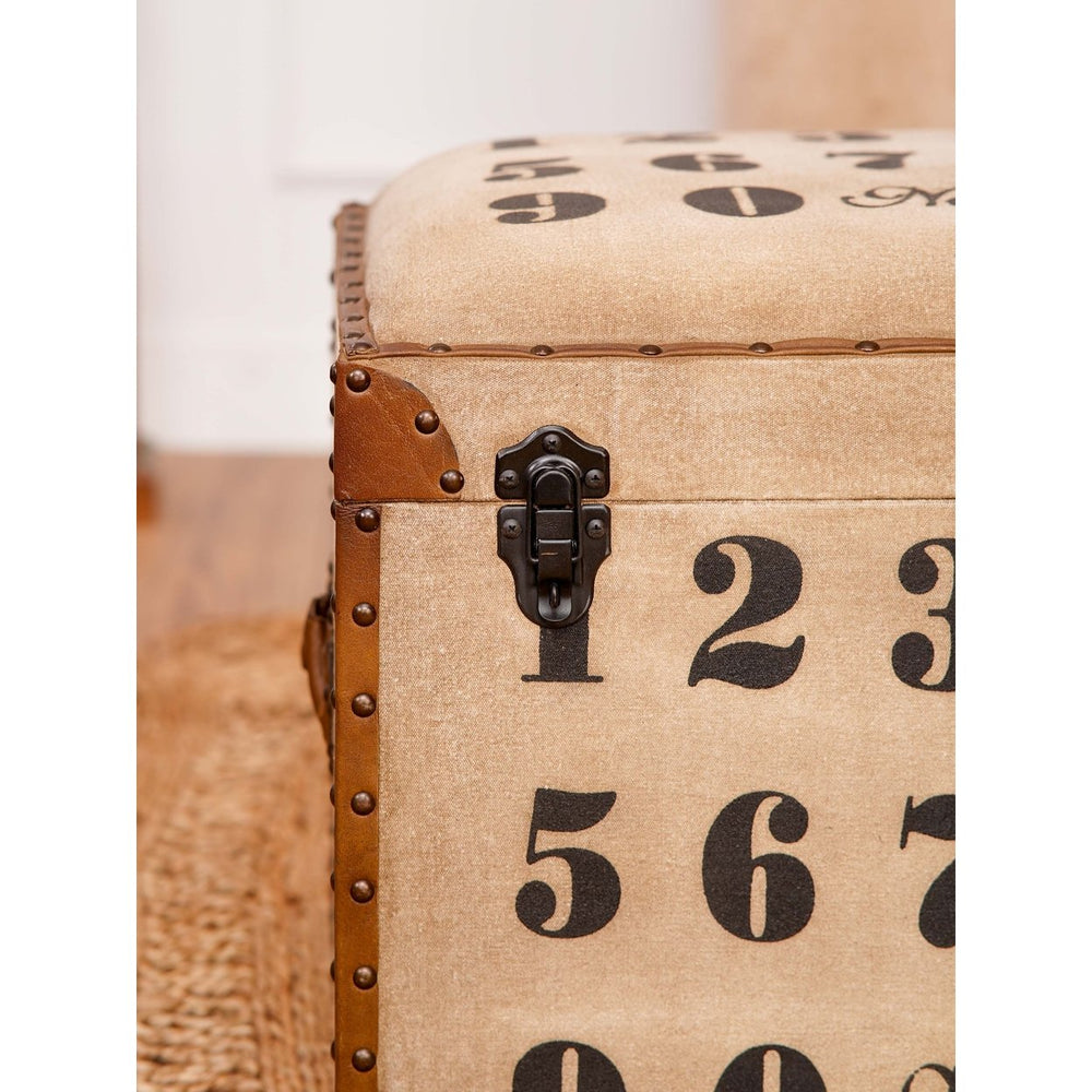 Handmade Eco-Friendly Solid Wood and Leather Square Sitting Box 20"x20"x21" From BBH Homes Image 2